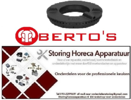 341106933 - Branderdeksel ø 110mm 7kW BERTOS