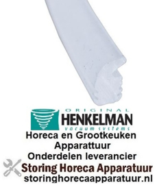 499903076 - Dekselpakking H 8,5mm B 5,5mm silicone voor vacumeerapparaat  prijs per meter HENKELMAN