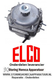 427.40601.427 - Ventilatormotor ELCO 10W 230V 50/60Hz lager glijlager L1 49mm L2 59mm L3 86,5mm B 83mm