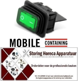 531.95.7041 - Wipschakelaar controlelamp groen voor MOBILE CONTAINING