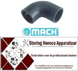 135504037 - Vormslang L mm ID ø 60mm voor waspomp vaatwasser MACH