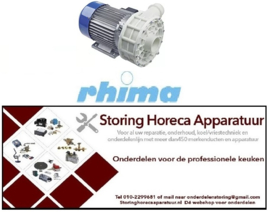 584499226 -Pomp ingang ø 62mm uitgang ø 52mm type MEC80.T200SX 230/400V 50Hz fasen 3 1,5kW 2PS RHIMA