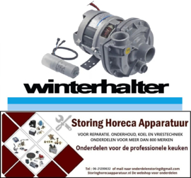363499277 - Waspomp ingang ø 45mm uitgang ø 40mm type 4261/1 230V 50Hz fasen 1 0,55kW L 210mm rotatierichting rechts voor vaatwasser WINTERHALTER