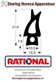 635901439 - Deurrubber B 680mm L 1495mm passend voor RATIONAL CPC 202