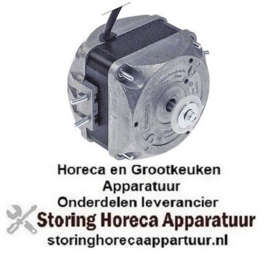 196601758 - Ventilatormotor 16W 230V 50/60Hz B 87mm K 15mm E 43,5mm buitenmaat 83x83mm kabellengte 1500mm