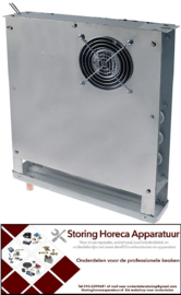 287750437 - Verdamper L 380mm H 425mm dikte 70mm inbouwpositie gecentreerd 130m³/h - 1,8m/s