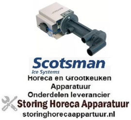 146500045 - Pomp ijsblokjesmachine GRE 100W 230V 50Hz ingang ø 24mm uitgang ø 21mm L 150mm totale lengte 230mm SCOTSMAN