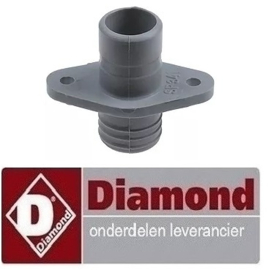 504513726 -Slangaansluiting kunststof ø 24mm voor vaatwasser DIAMOND dfs7/6