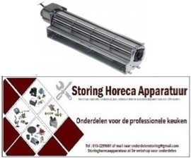 129601111 - Dwarsstroomventilator rol ø 60mm wals L 360mm gelamineerde kerndikte 40mm 230V-50Hz - 58Watt