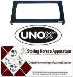 EM190KVT1072A - Buitenruit Zwart 798x428x5 mm voor Heteluchtoven Line Miss Rosella - UNOX