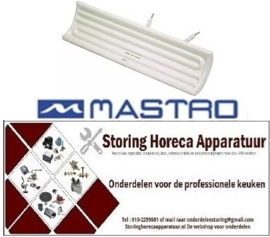 279415104 -Keramiekstraler 1000W 230V kabel kralenstreng L 245mm B 60mm H 35mm Mastro