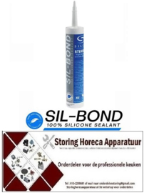 687890035 - Hoge temperaturen silicone SIL-BOND RTV4500 -52 tot +204°C wit cartridge 305ml