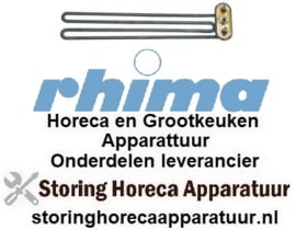 022415268- Verwarmingselement 1850-2020 Watt - 230-240V voor vaatwasser RHIMA DR39 - DR39S