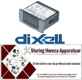 444378000 - Elektronische regelaar DIXELL XR20CX-5N0C1 inbouwmaat 71x29mm 230V spanning AC NTC/PTC