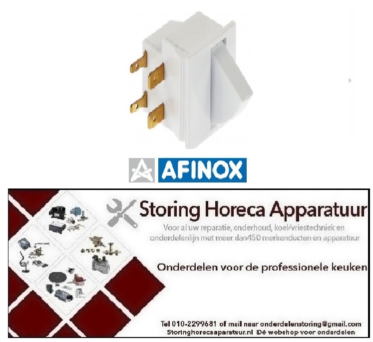 636348008 - Microschakelaar met drukknop met drukknop 250V 5A AFINOX