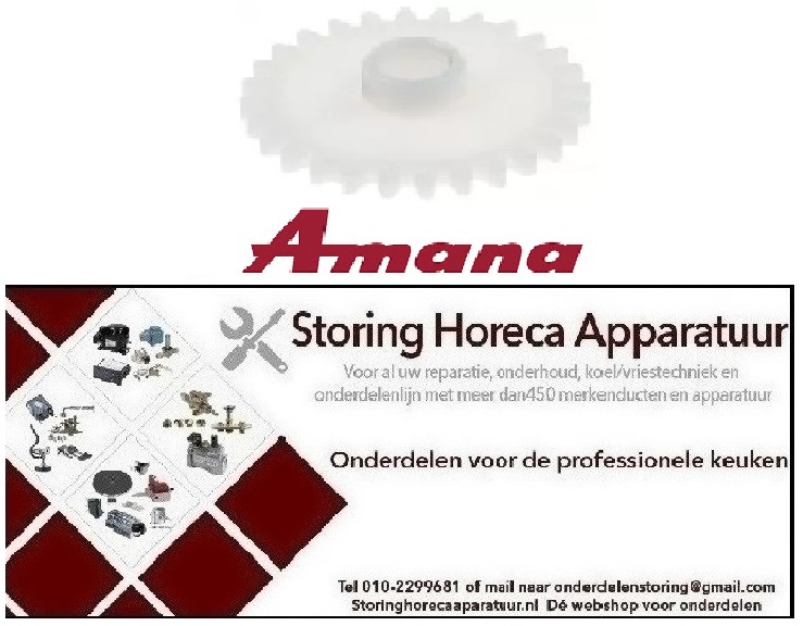 TANDWIEL AMANA MAGNETRON HORECA EN GROOTKEUKEN APPARATUUR, REPARATIE, ONDERDELEN