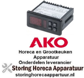 438379456 - Elektronische regelaar AKO type AKO-D14323 inbouwmaat 71x29mm 230V spanning AC NTC/PTC - AKO