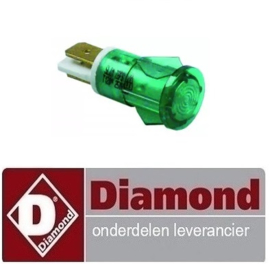 580A08009 - Signaal lampje groen DIAMOND