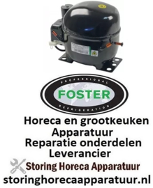 246605243 - Compressor koelmiddel R290 type NEU2155U 220-240V 50Hz LBP 11,2kg 3/4HP cilinderinhoud 13,54cm³ CSIR - FOSTER