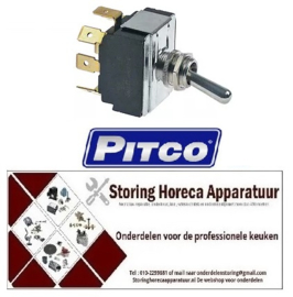 163348058 - Hevelschakelaar draad M12x0,75 3CO 250V 12A ON-OFF-ON - PITCO