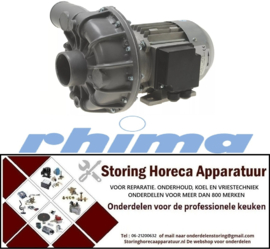 P401499401 - Waspomp ingang ø 63mm uitgang ø 53mm type 2241.2715 230/400V 50Hz fasen 3 0,89kW vaatwasser RHIMA