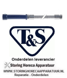 122594204 - T&S Doucheslang met greep aansluitingen 3/4"-14 UN L 1727mm RVS