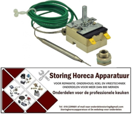 9815513015010 - Thermostaat 31°-93°C 1-polig voeler 92/Ø6mm capillair 1730/600mm +dw