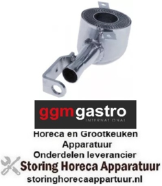 301105118 - Pijpbrander inbouwpositie links rond voor friteuse GGM Gastro