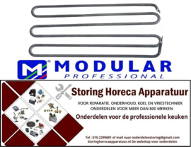 487.416.539 - Verwarmingselement 2100W 230V VC 1 L 383mm B 170mm H 60mm B1 35mm B2 100mm aansluiting M5 MODULAR