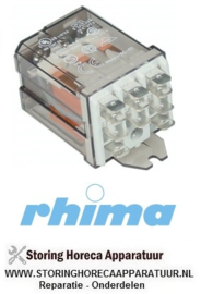 38050910040 - Vermogensrelais 230VAC - 16A RHIMA