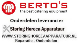 BERTOS - HORECA EN GROOTKEUKEN APPARATUUR REPARATIE ONDERDELEN