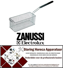 399970412 - Friteusekorf L 330mm B 135mm H 140mm voor friteuse ZANUSSI staal verchroomd
