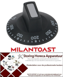 103110245- Milan Toast contact grill knop thermostaat 50-300°C