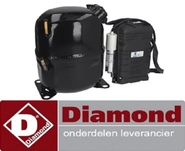 396605306 - Compressor koelmiddel R404A voor koelkast DIAMOND : IE140/EL