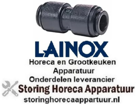 345520492 - Steekaansluiting recht pijpaansluiting ø10mm - ø10mm LAINOX