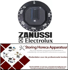 218110314 - Knop thermostaat t.max. 185°C Electrolux, Zanussi