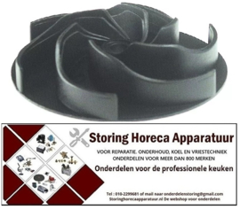 026509021 - Pompschoep ø 102mm H 32mm asafname ø 9/8mm rotatierichting rechts