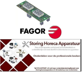 573403237 -Displayprintplaat vaatwasser AD15/21/48 L 100mm B 35mm FAGOR