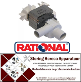 264500044 - Afvoerpomp 100 Watt - 230 Volt voor steamer RATIONAL