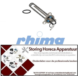 334415261 - Verwarmingselement 2400W 230V inbouw ø 38,5mm L 242mm B 31mm H 22mm RHIMA