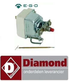 05191310050 - Maximaalthermostaat  500°C 1-polig 16A voeler ø 3,9mm voeler L 230mm pijp ø 870mm DIAMOND MACRO42