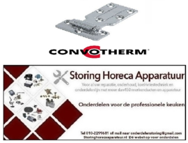 416690049  - Scharnier overslag 0mm totale hoogte 22mm overslag totale lengte 118,5mm CONVOTHERM