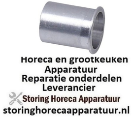 401104247 - Menghuls voor branderdeksel ø 100mm L 23mm D1 ø 20mm D2 ø 17,3mm D3 ø 15,7mm