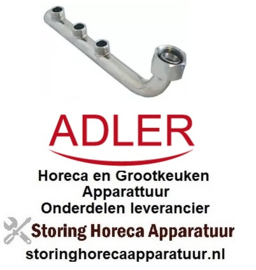 231524001 -Wasarm L 200mm H 53mm sproeiers 3 inbouwpositie boven ADLER