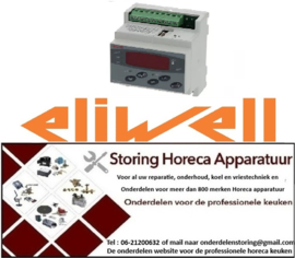 P127378206 -Elektronische regelaar ELIWELL type EWDR985 model DR34DI0TCD700 inbouwmaat 70x85mm 230V Eliwell