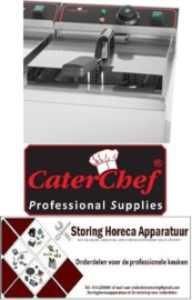113-ZCE700-128K-A01-1 - Unit Compleet Friteuse 8 Liter met Aftapkraan CATERCHEF - 688808-688828