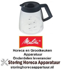 379960008 - Koffiepot 2,2 liter glas passend voor MELITTA