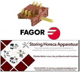 274345687- Nokkenschakelaar 3 schakelstanden schakelvolgorde 1-0-2 16A as ø 6x4,6mm as L 23mmFAGOR