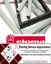 739901821 - Deurrubber L 2920 mm voor oven ELOMA EB 60