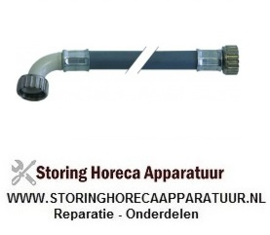 542520011 - Toevoerwaterslang PVC recht-haaks DN13 aansluitingen 3/4" L 2000 mm werkdruk 10 bar